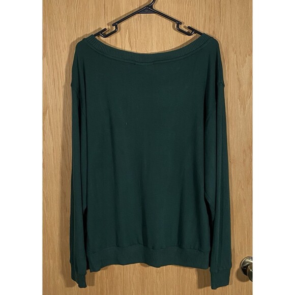 78 & Sunny Women’s Sz M Shoreline Hacci Brooksville Sweater Hunter Green NWT - Picture 2 of 7